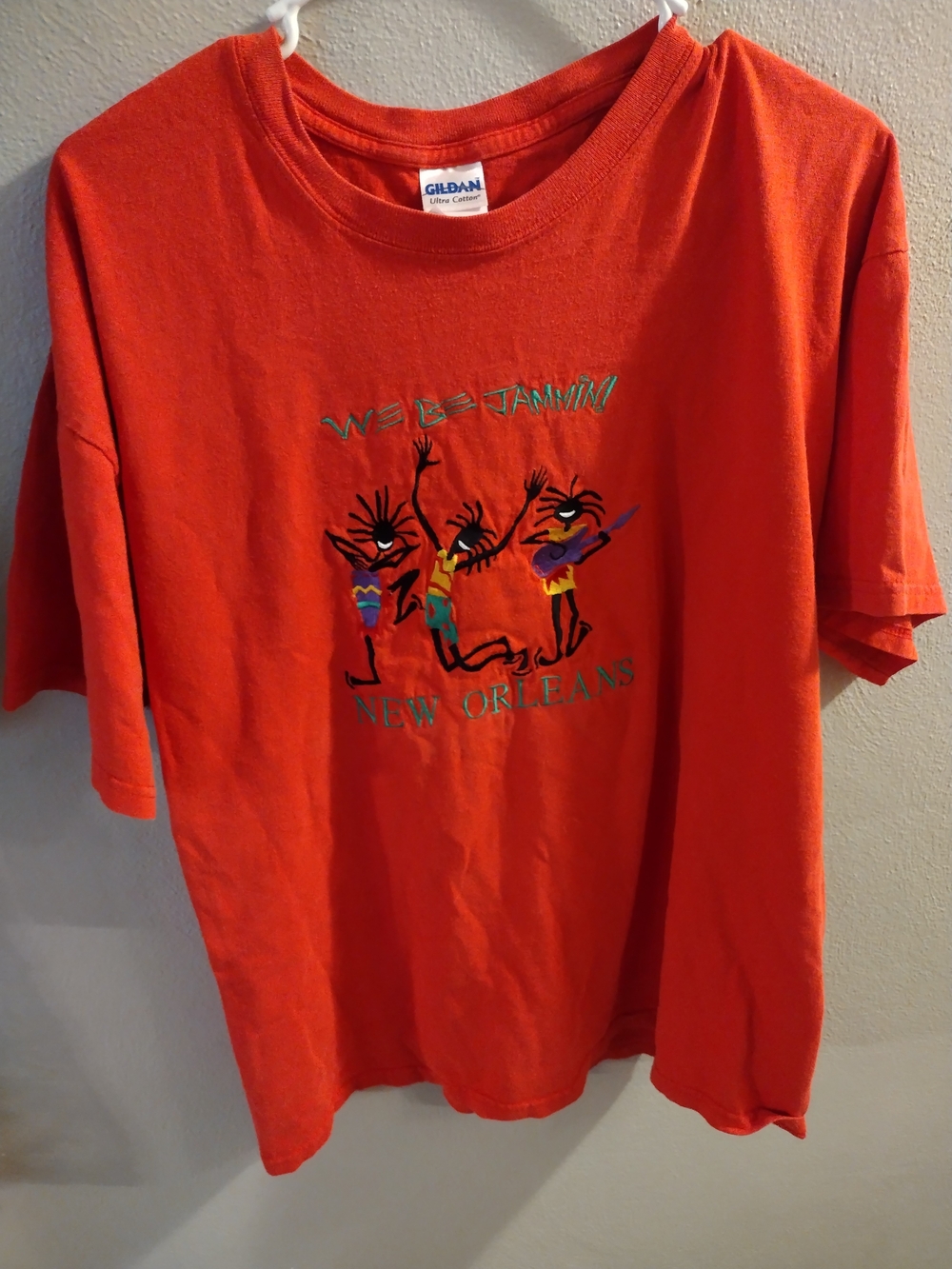 Vintage  "We Be Jammin' New Orleans" Graphic Tee